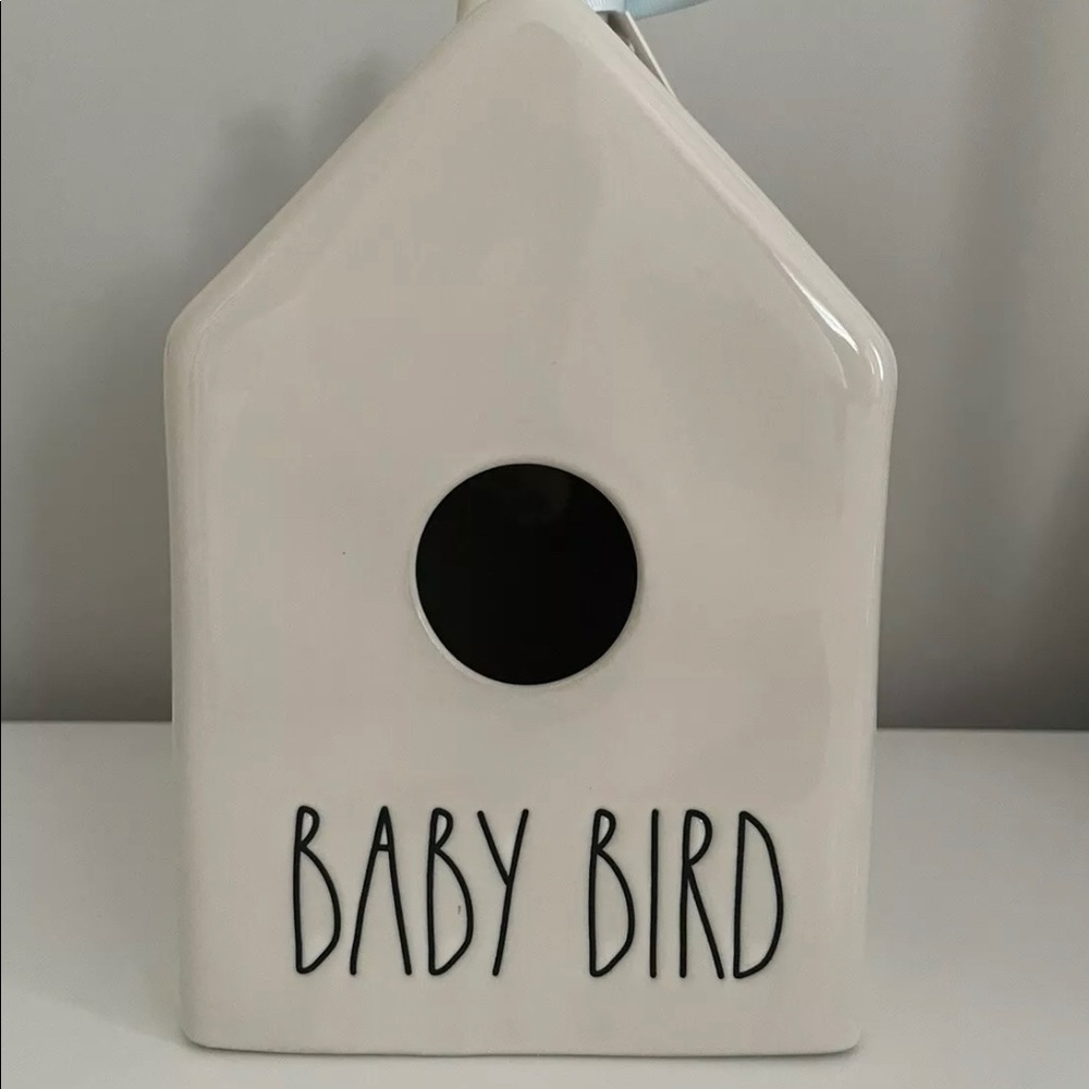 Rae Dunn - Baby Bird Birdhouse Home Decor